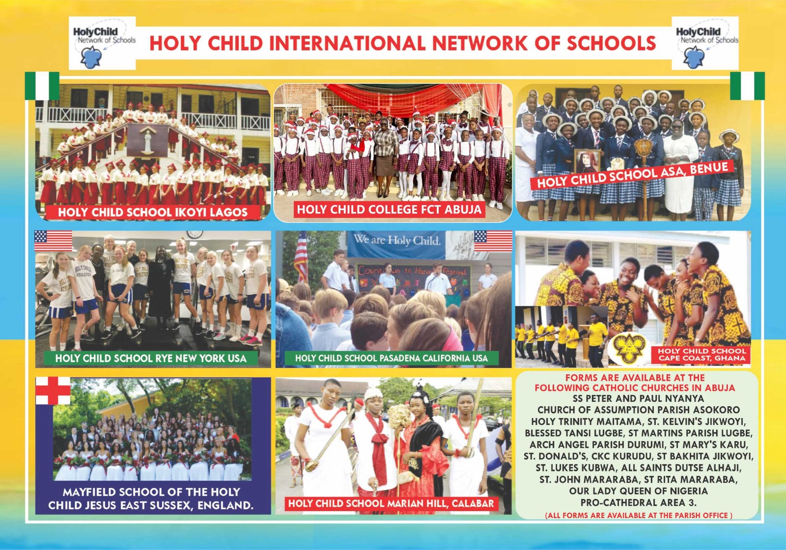 Admission Flyer - Holy Child College